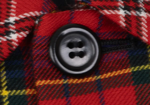 robe de chambre COMME des GARCONS Cutting Outseam Check Jacket K-166740_005