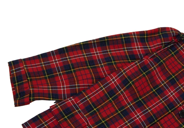 robe de chambre COMME des GARCONS Cutting Outseam Check Jacket K-166740_006