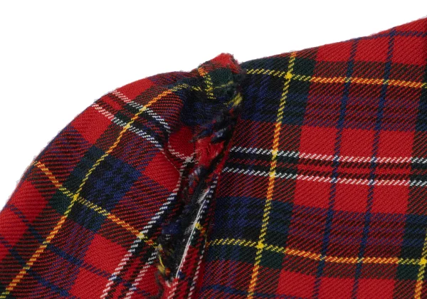 robe de chambre COMME des GARCONS Cutting Outseam Check Jacket K-166740_007