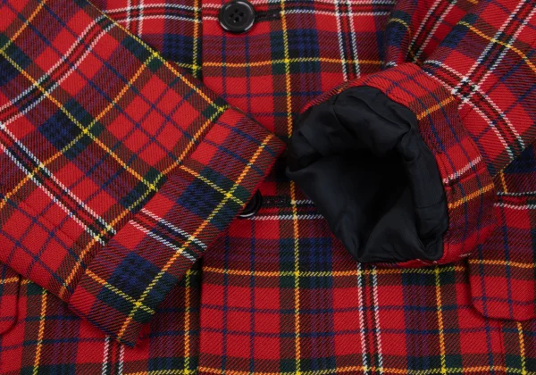 robe de chambre COMME des GARCONS Cutting Outseam Check Jacket K-166740_008