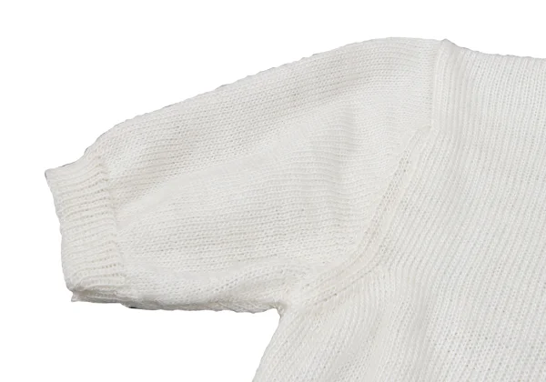 COMME des GARCONS NOIR Cropped Short Sleeved Knit Top K-166742_006