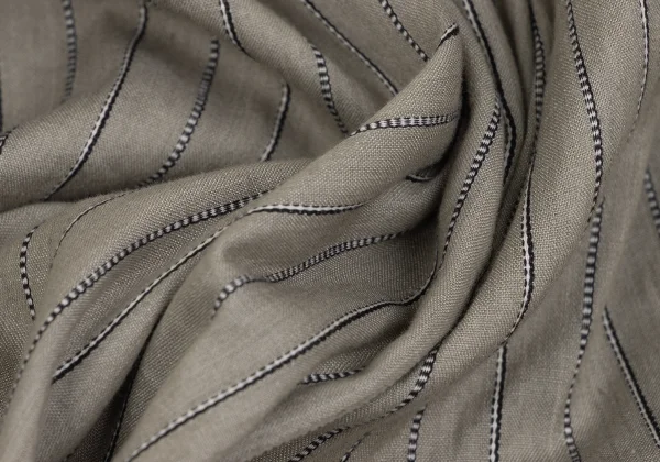 Y's for men Silk Cotton Striped Weave Shirt K-166745_013