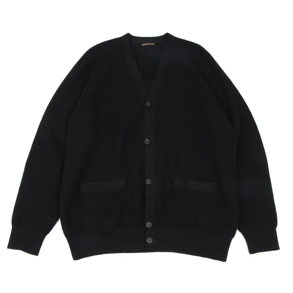Y's for men Wool Knit Cardigan Black M-L K-166747_001