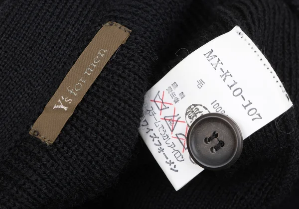 Y's for men Wool Knit Cardigan K-166747_011