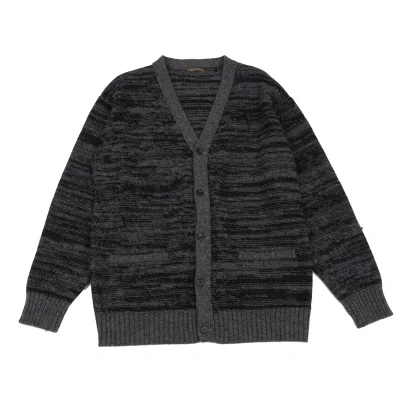 Y's for men Wool Melange Knit Cardigan