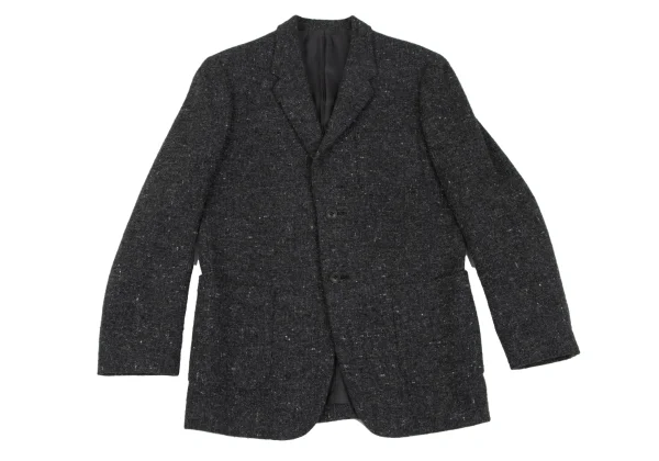 Y's Wool Nylon Tweed Tailored Jacket K-166750_002