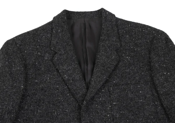 Y's Wool Nylon Tweed Tailored Jacket K-166750_003