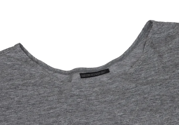 Yohji Yamamoto FEMME Rayon Blend front Long T Shirt K-166752_004