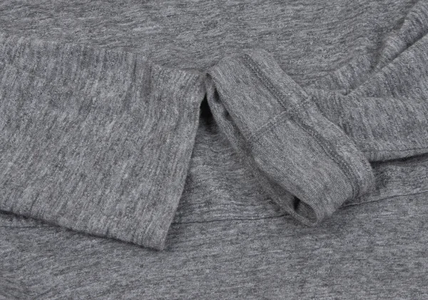 Yohji Yamamoto FEMME Rayon Blend front Long T Shirt K-166752_006