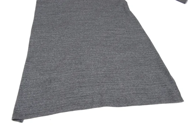 Yohji Yamamoto FEMME Rayon Blend front Long T Shirt K-166752_007