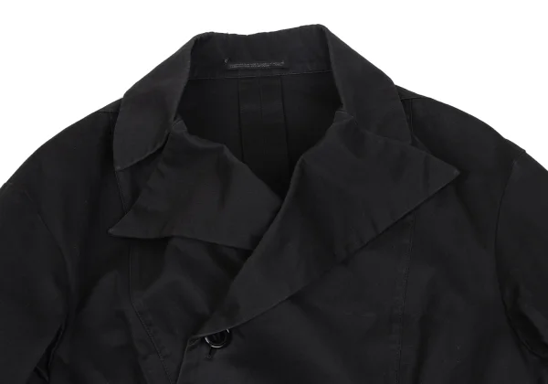 Yohji Yamamoto FEMME Cotton Peak Lapel Double Jacket K-166754_003
