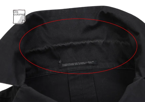 Yohji Yamamoto FEMME Cotton Peak Lapel Double Jacket K-166754_004