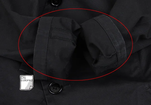 Yohji Yamamoto FEMME Cotton Peak Lapel Double Jacket K-166754_009