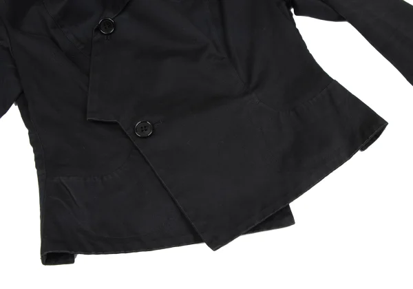 Yohji Yamamoto FEMME Cotton Peak Lapel Double Jacket K-166754_010