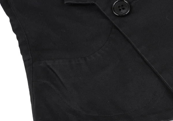 Yohji Yamamoto FEMME Cotton Peak Lapel Double Jacket K-166754_011