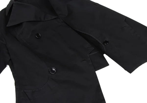 Yohji Yamamoto FEMME Cotton Peak Lapel Double Jacket K-166754_012
