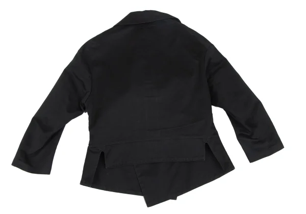 Yohji Yamamoto FEMME Cotton Peak Lapel Double Jacket K-166754_014