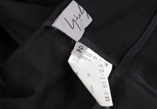 Yohji Yamamoto FEMME Cotton Peak Lapel Double Jacket K-166754_019