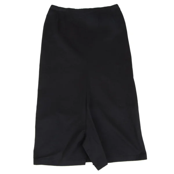 Yohji Yamamoto FEMME Cotton Front Slit Skirt K-166755_002