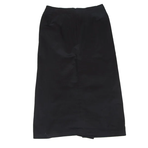 Yohji Yamamoto FEMME Cotton Front Slit Skirt K-166755_008