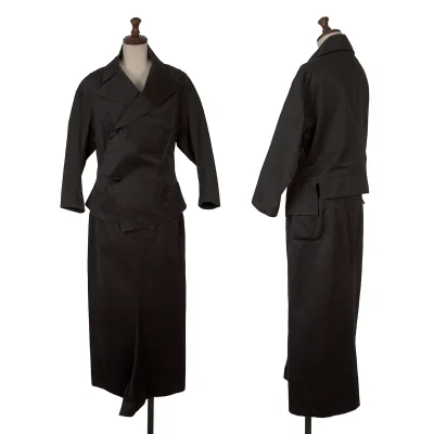 Yohji Yamamoto FEMME Cotton Jacket & Skirt