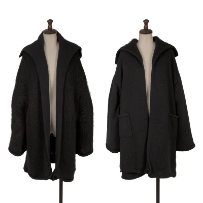 Yohji Yamamoto FEMME Alpaca Reversible Knit Jacket