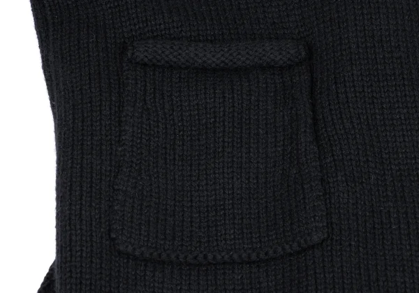 Yohji Yamamoto FEMME Alpaca Reversible Knit Jacket K-166757_009