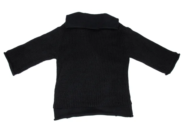 Yohji Yamamoto FEMME Alpaca Reversible Knit Jacket K-166757_012