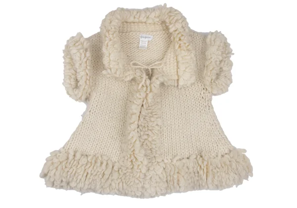 Yohji Yamamoto FEMME Loop Knit Trimmed Jacket K-166758_002