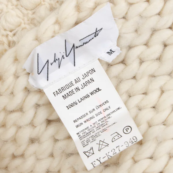 Yohji Yamamoto FEMME Loop Knit Trimmed Jacket K-166758_011