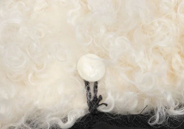 Yohji Yamamoto FEMME Wool Blend Checker Knit Jacket & Skirt K-166761_007