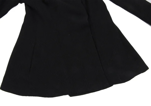 Yohji Yamamoto FEMME Wool Blend Checker Knit Jacket & Skirt K-166761_008