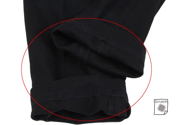 Yohji Yamamoto FEMME Wool Melton Pants K-166763_008