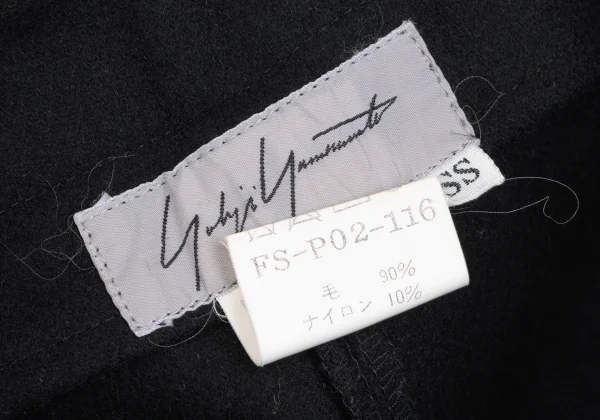 Yohji Yamamoto FEMME Wool Melton Pants K-166763_014