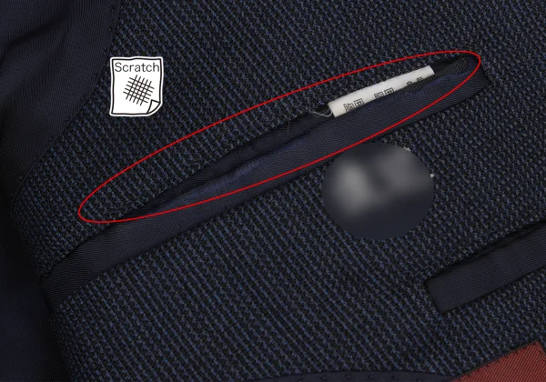 COMME des GARCONS HOMME DEUX Wool Texture Jacket K-166766_012