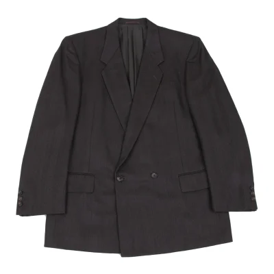 COMME des GARCONS HOMME DEUX Shadow Stripe Wool Jacket