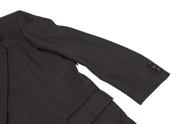 COMME des GARCONS HOMME DEUX Shadow Stripe Wool Jacket K-166767_005