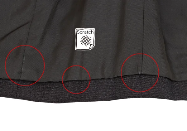 COMME des GARCONS HOMME DEUX Shadow Stripe Wool Jacket K-166767_012