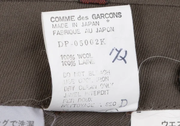 COMME des GARCONS HOMME DEUX Shadow Stripe Wool Pants K-166768_015