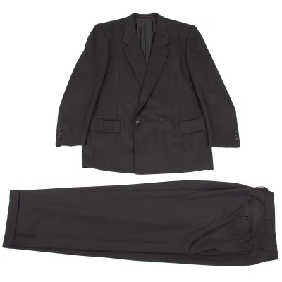 COMME des GARCONS HOMME DEUX Shadow Stripe Wool Jacket & Pants