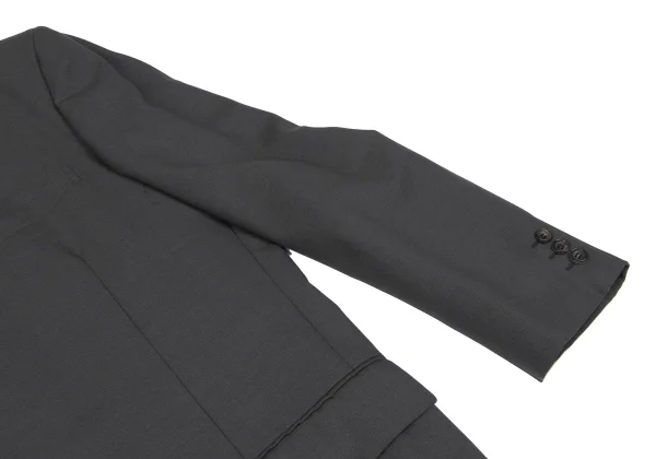 COMME des GARCONS HOMME DEUX Wool Double Breasted Jacket K-166770_005