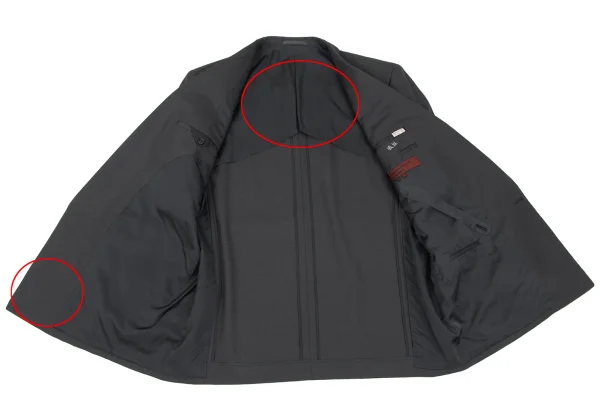 COMME des GARCONS HOMME DEUX Wool Double Breasted Jacket K-166770_008