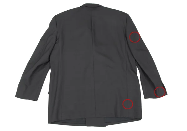 COMME des GARCONS HOMME DEUX Wool Double Breasted Jacket K-166770_013