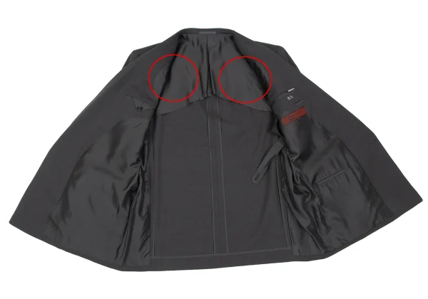 COMME des GARCONS HOMME DEUX Wool Double Breasted Jacket K-166771_011