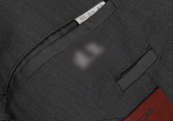 COMME des GARCONS HOMME DEUX Wool Double Breasted Jacket K-166771_012