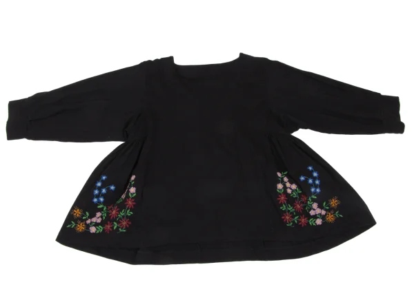 tao Frill Pocket Floral Embroidery Top K-166779_011