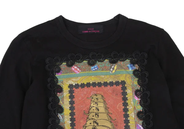 tricot COMME des GARCONS tricot Special Lace & Printed T Shirt K-166781_003