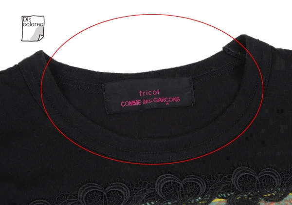 tricot COMME des GARCONS tricot Special Lace & Printed T Shirt K-166781_004
