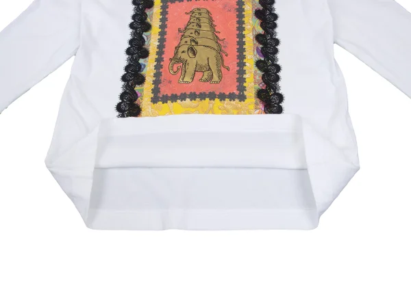 tricot COMME des GARCONS tricot Special Lace Embellished Print T-shirt K-166782_012