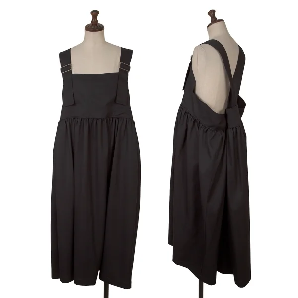 tricot COMME des GARCONS Wool Gaba Gather Strap Dress Navy M K-166784_001